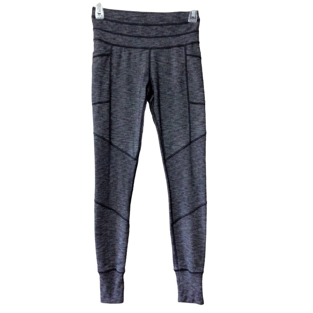 Athleta Excursion Heathered Tight Pockets Athleisure Leggings Jogger Gray XS